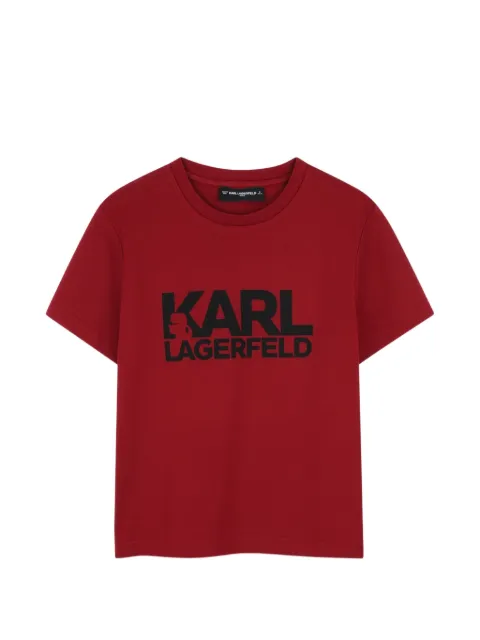 Karl Lagerfeld Kids logo-print short-sleeve T-shirt