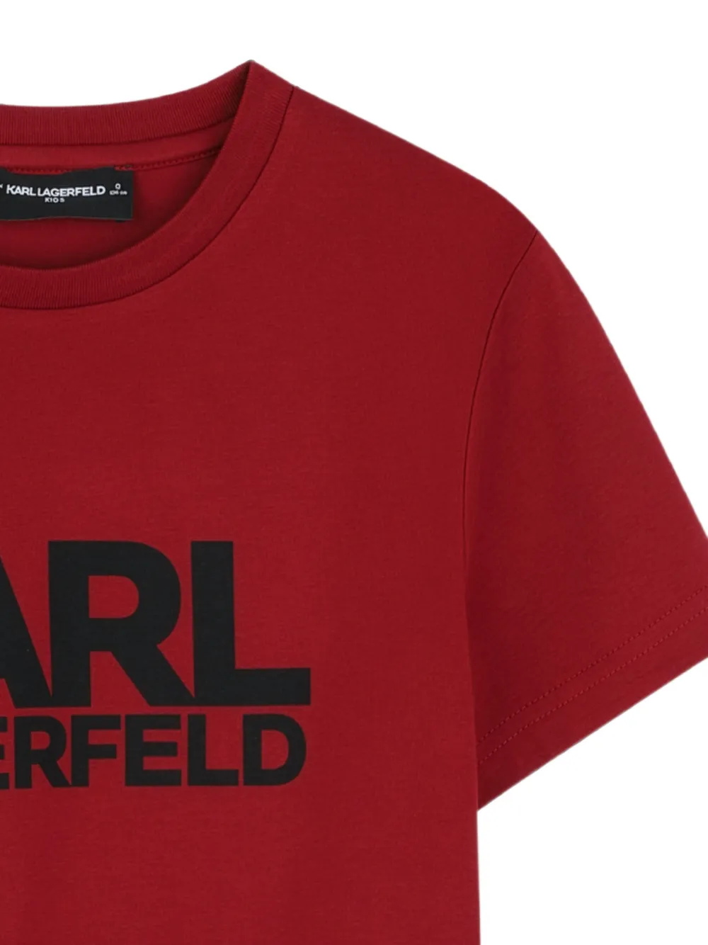 Karl Lagerfeld Kids T-shirt met logoprint Rood