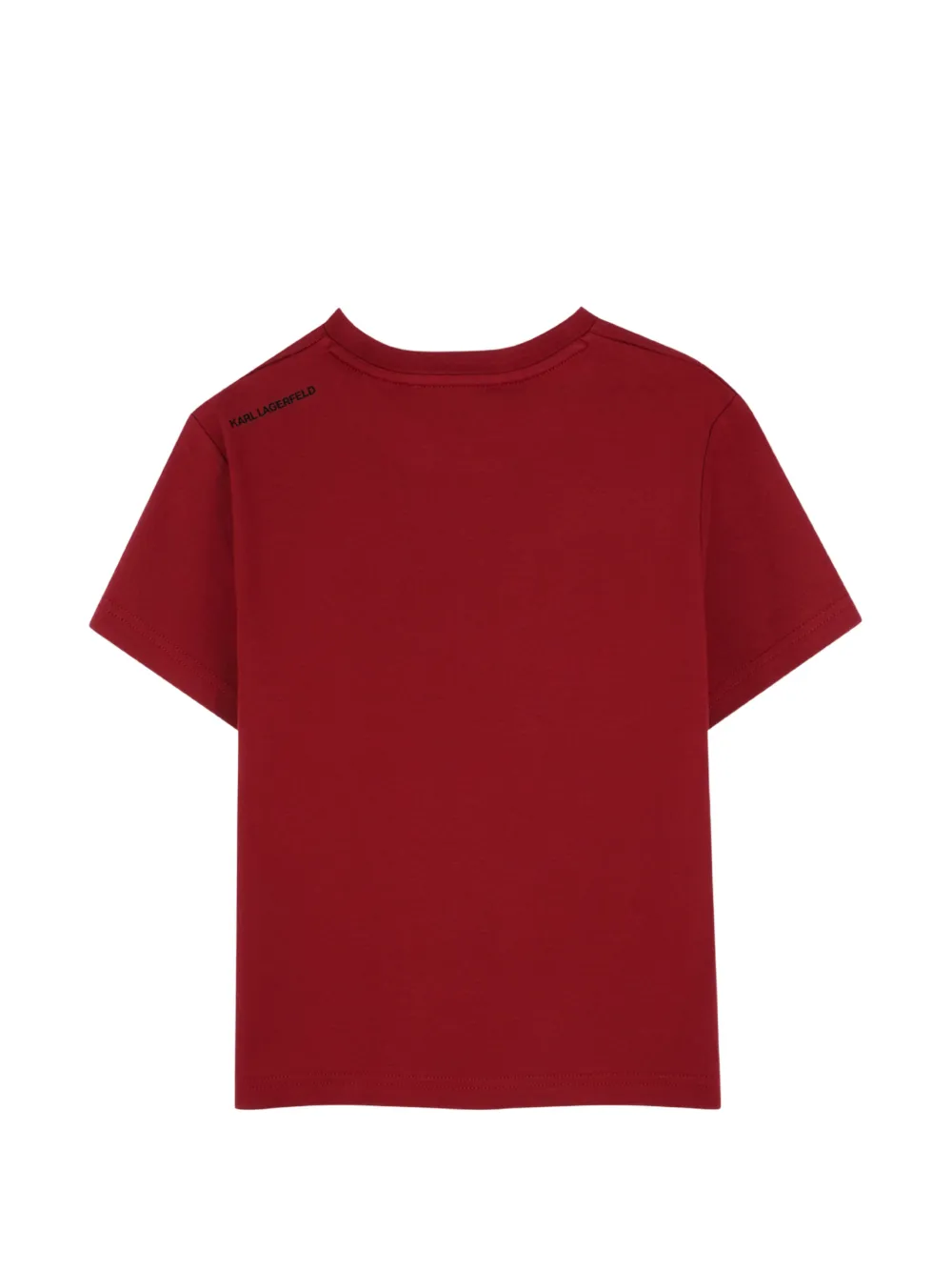 Karl Lagerfeld Kids T-shirt met logoprint Rood