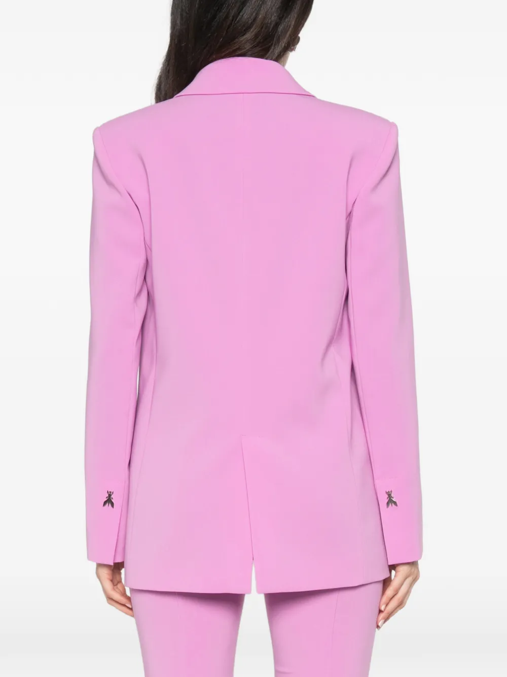 Patrizia Pepe Blazer met enkele rij knopen Roze