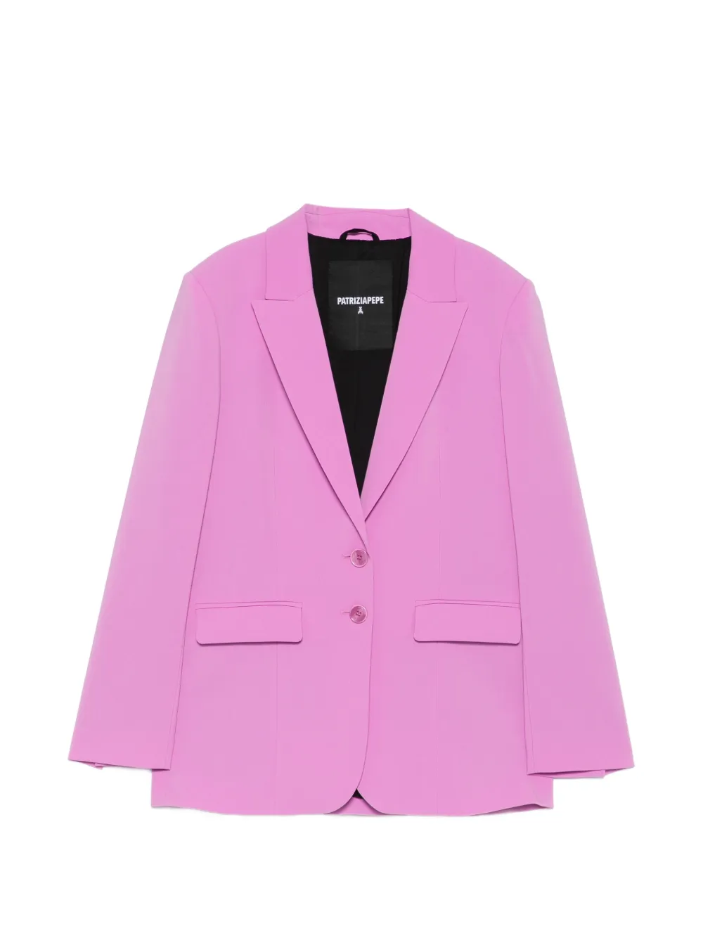 Patrizia Pepe buttoned single-breasted blazer - Rosa