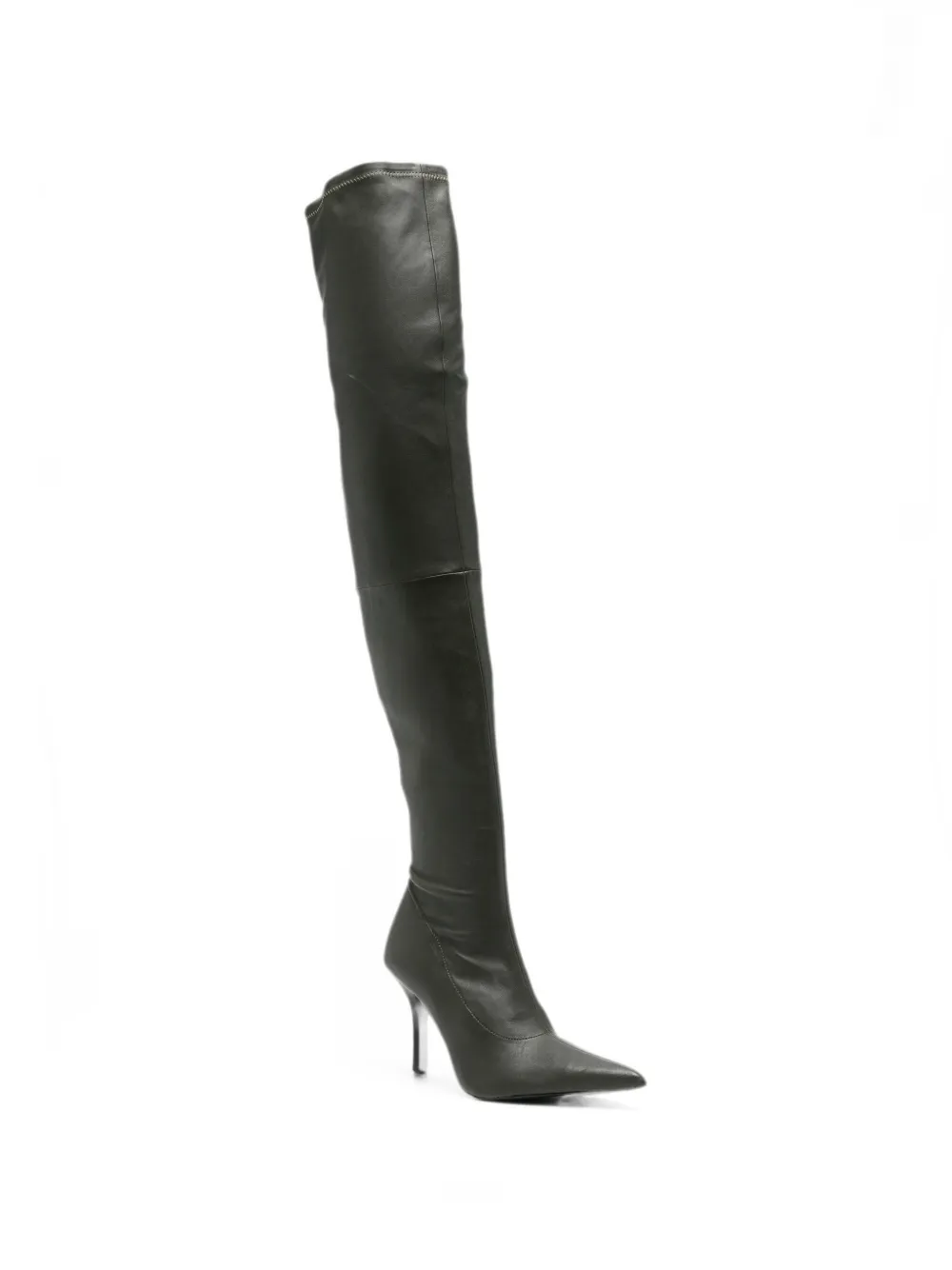 Patrizia Pepe stretch-nappa over-the-knee boots Zwart