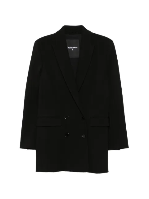 Patrizia Pepe blazer con solapas de pico y doble botonadura