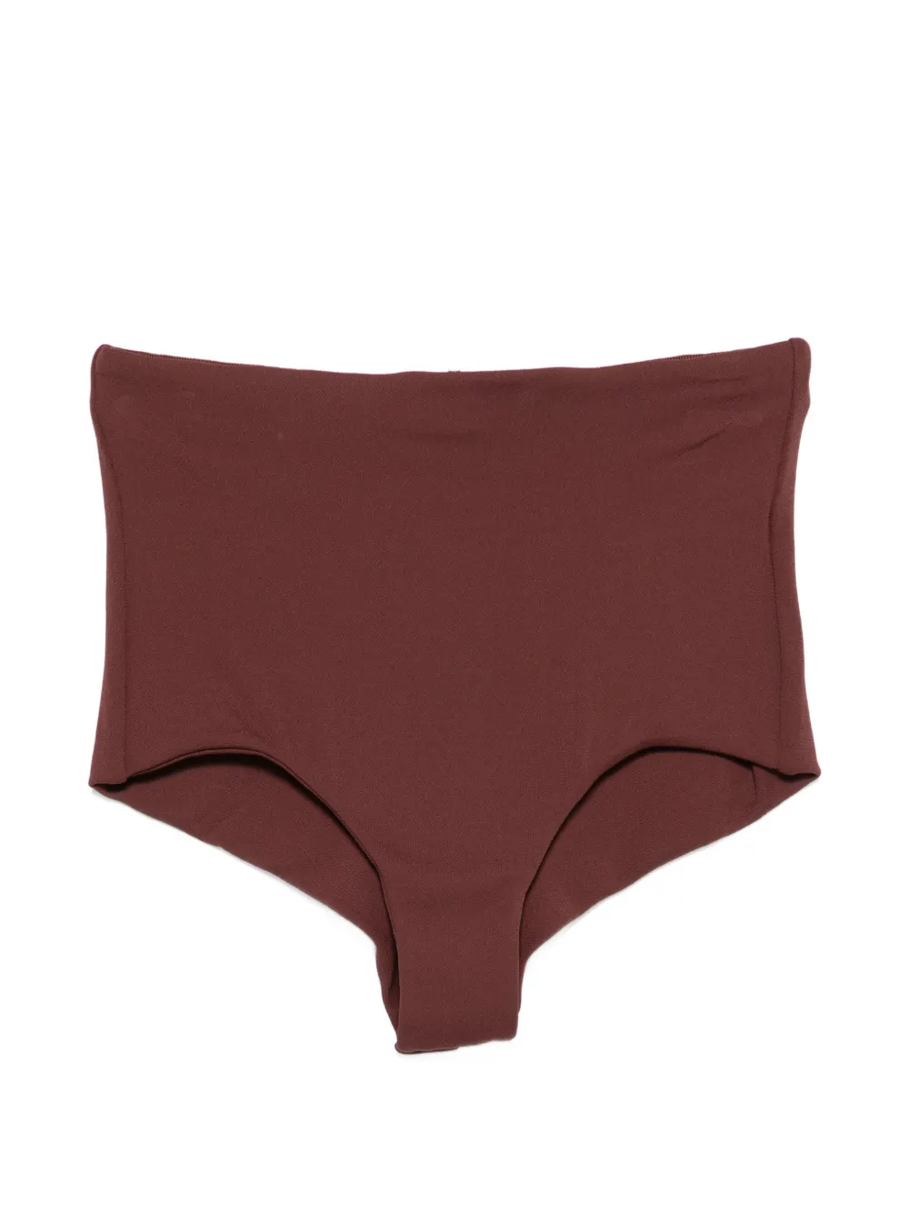 Patrizia Pepe Stretch-jersey Briefs In Brown