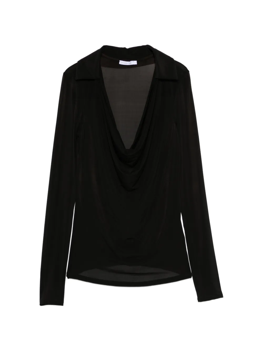 Patrizia Pepe long-sleeve top - Black