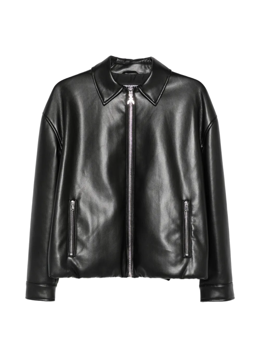 Patrizia Pepe coated bomber jacket - Schwarz