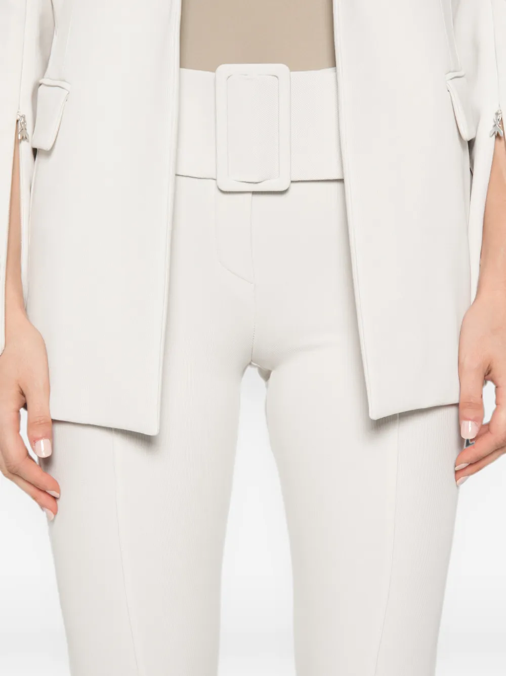 Patrizia Pepe Slim-fit broek Grijs