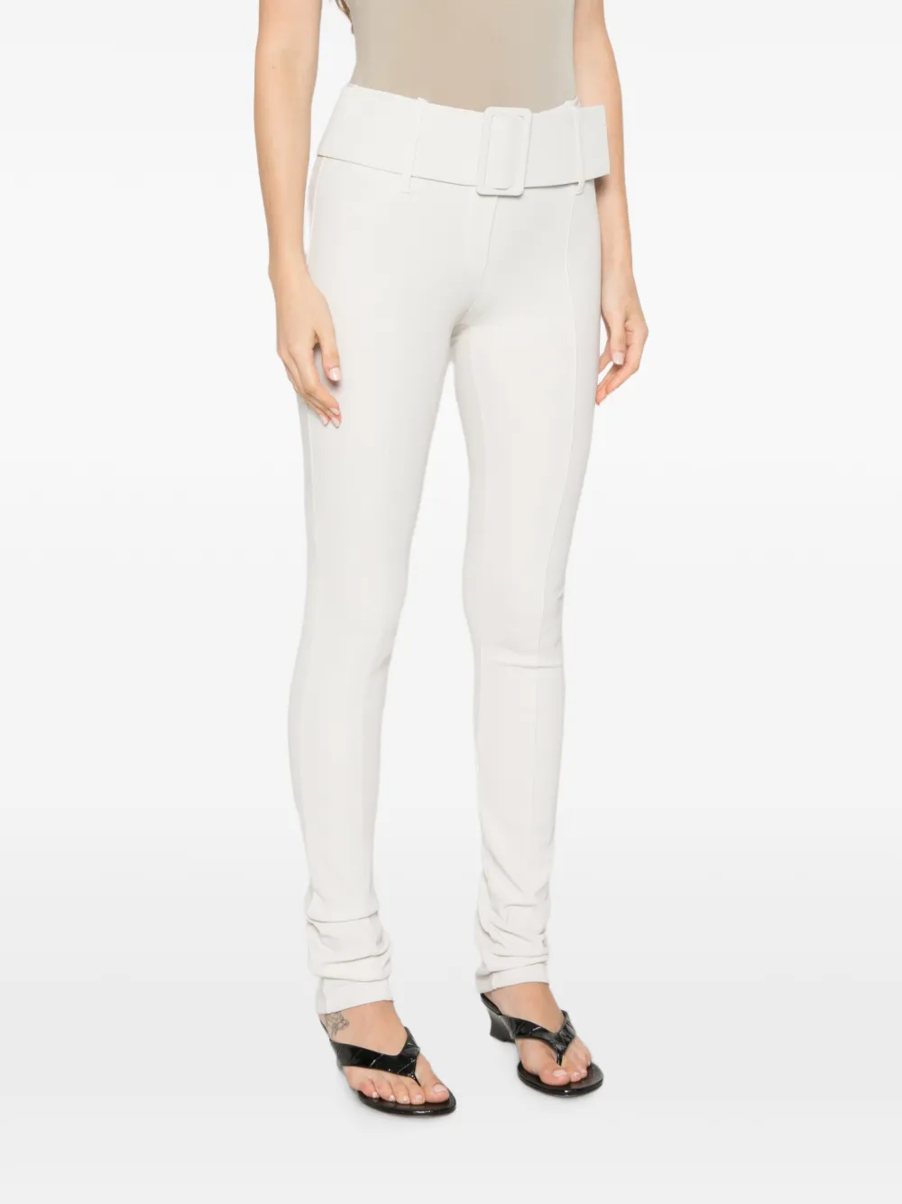 Patrizia Pepe Slim-fit broek Grijs