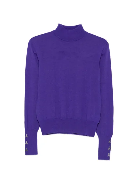 Patrizia Pepe embellished turtleneck sweater