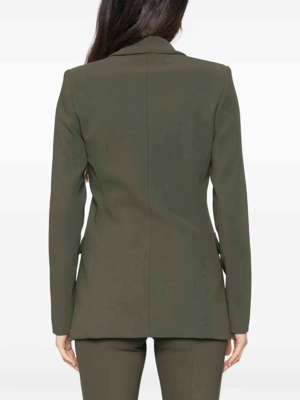 Patrizia Pepe Blazer met rits Groen