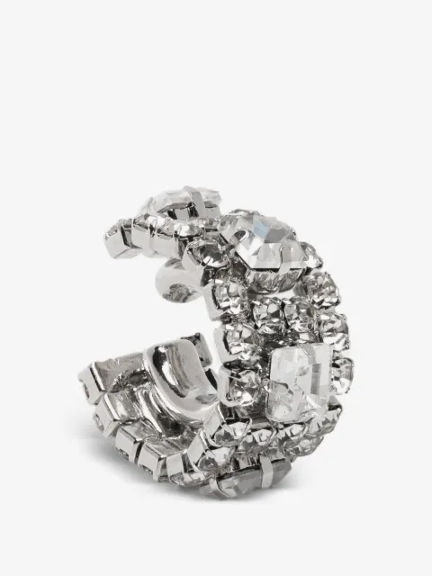 Patrizia Pepe crystal-embellished ear cuff