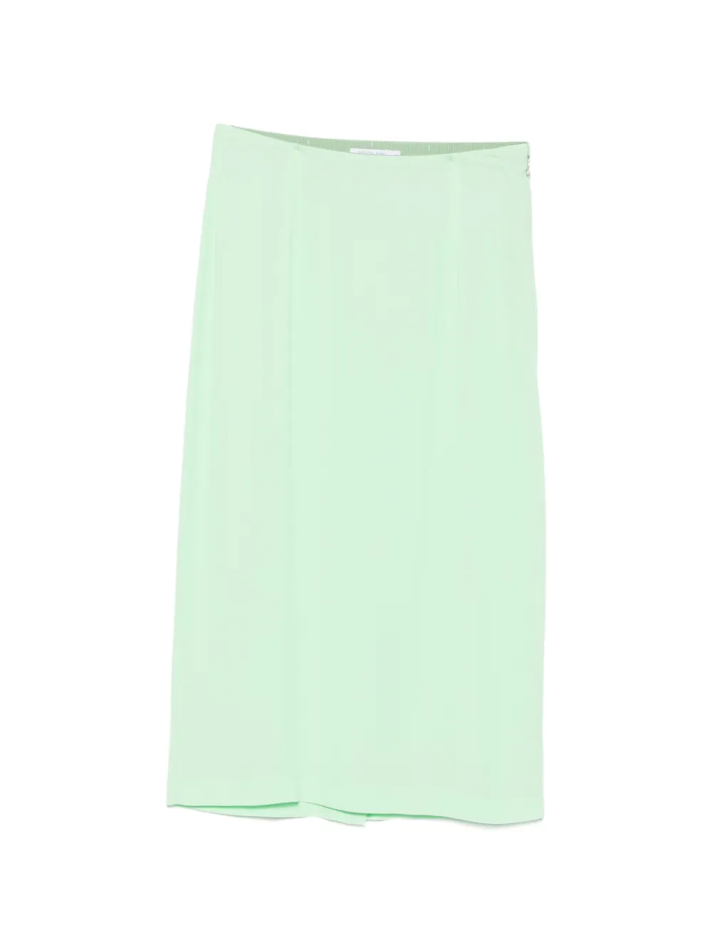 Patrizia Pepe zip-up midi skirt - Verde