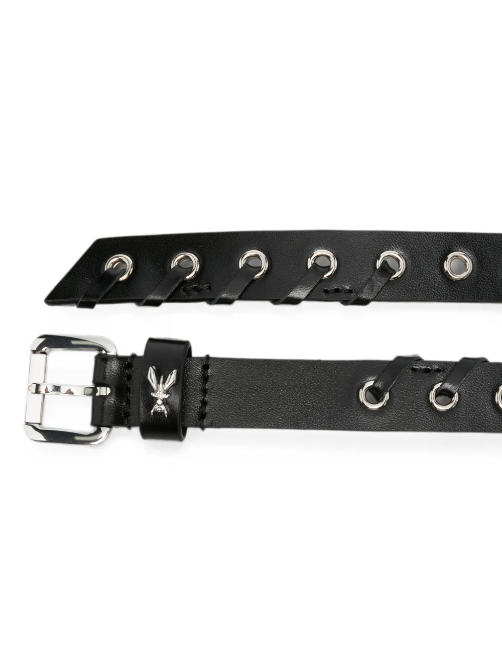 Patrizia Pepe Riem met logodetail Zwart