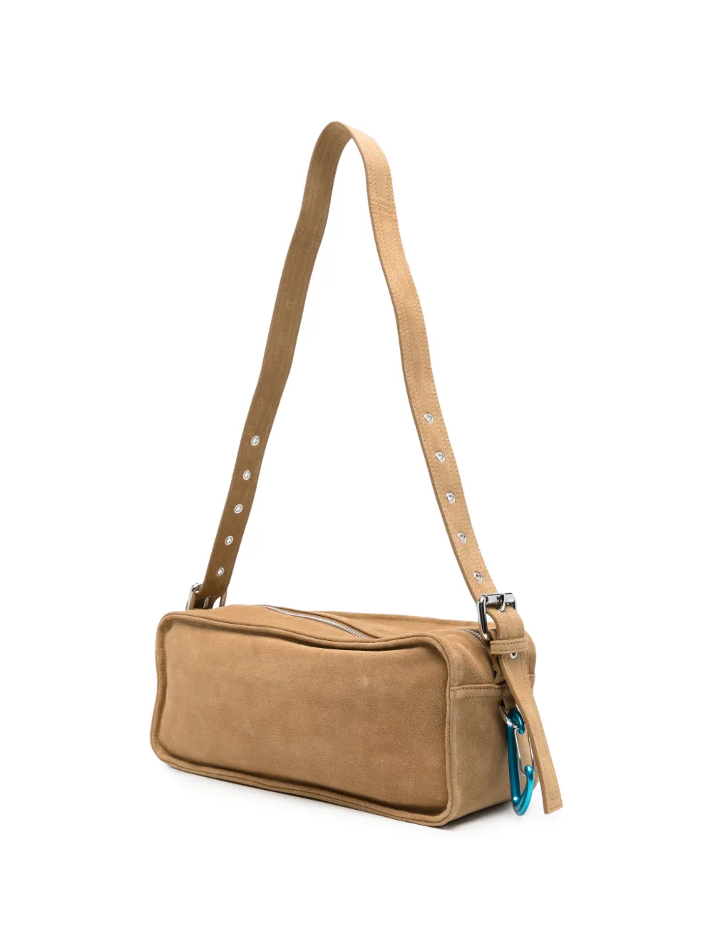 Patrizia Pepe Crossbodytas met logo-reliëf Beige