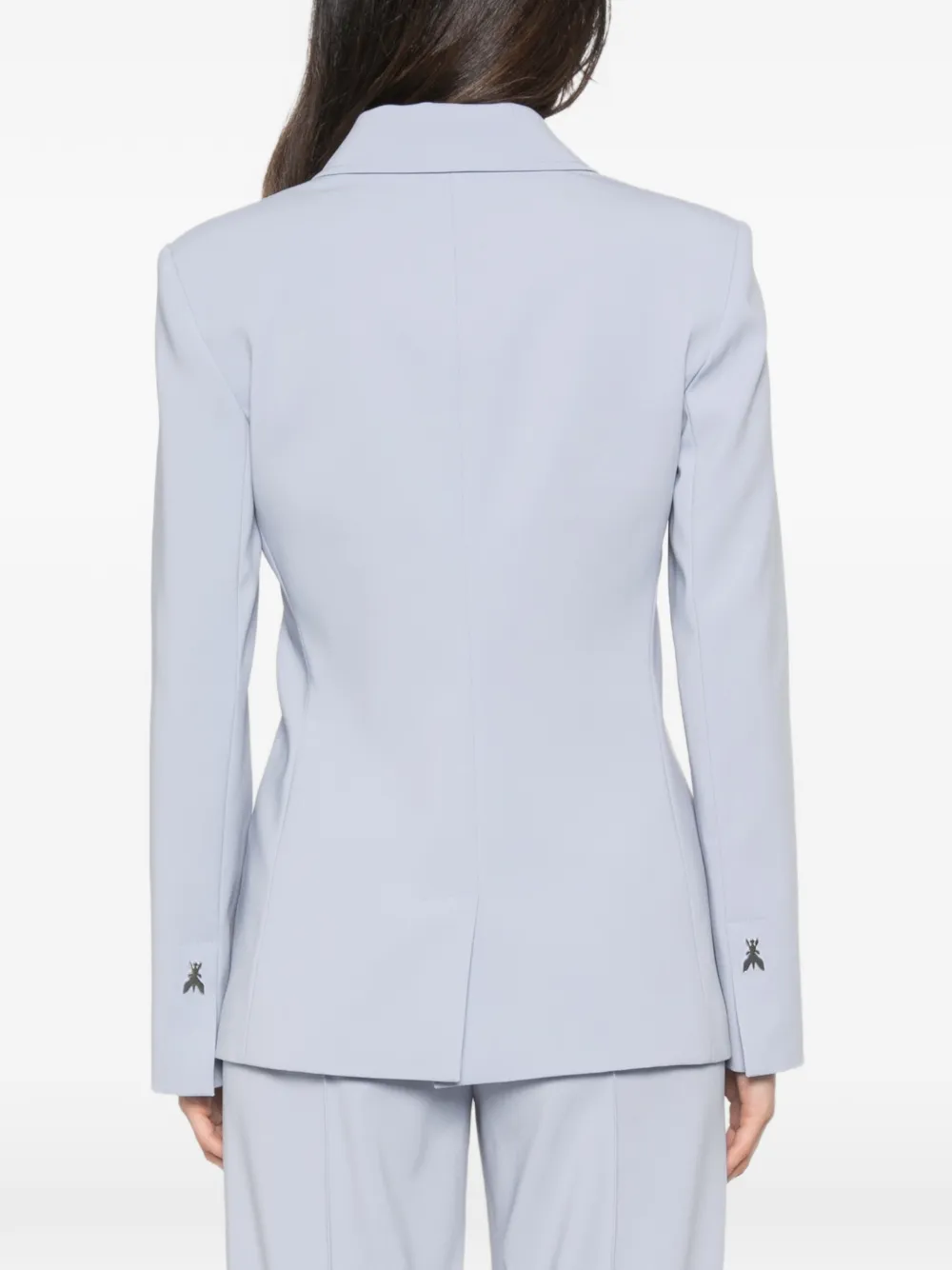 Patrizia Pepe Blazer met bewerkte revers Blauw