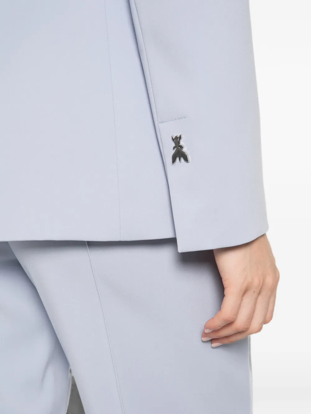 Patrizia Pepe Blazer met bewerkte revers Blauw