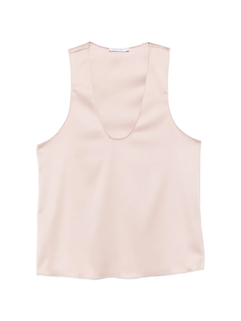 Patrizia Pepe satin tank top - Rosa