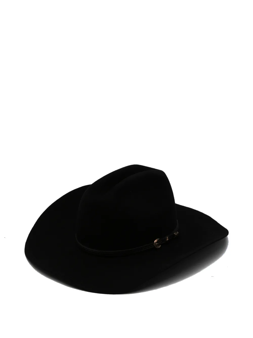Patrizia Pepe Hut mit Schnallendetail - Schwarz