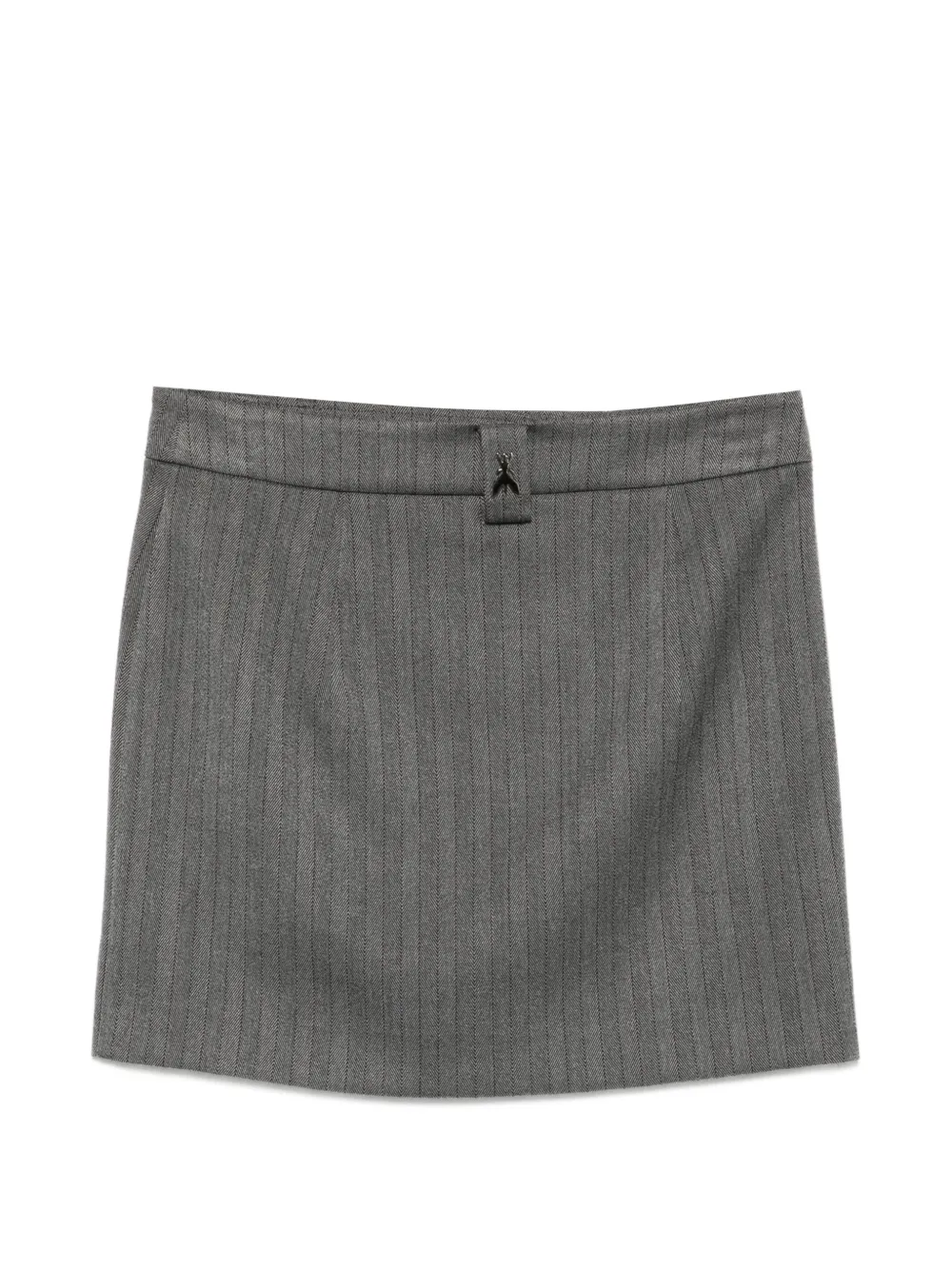 Patrizia Pepe Mini-rok met krijtstreep Grijs