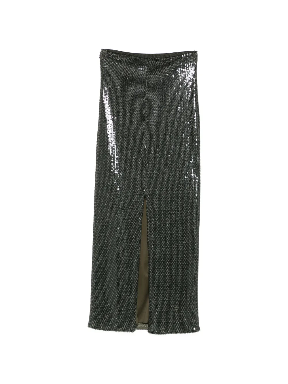 Patrizia Pepe sequin-embellished maxi skirt Groen