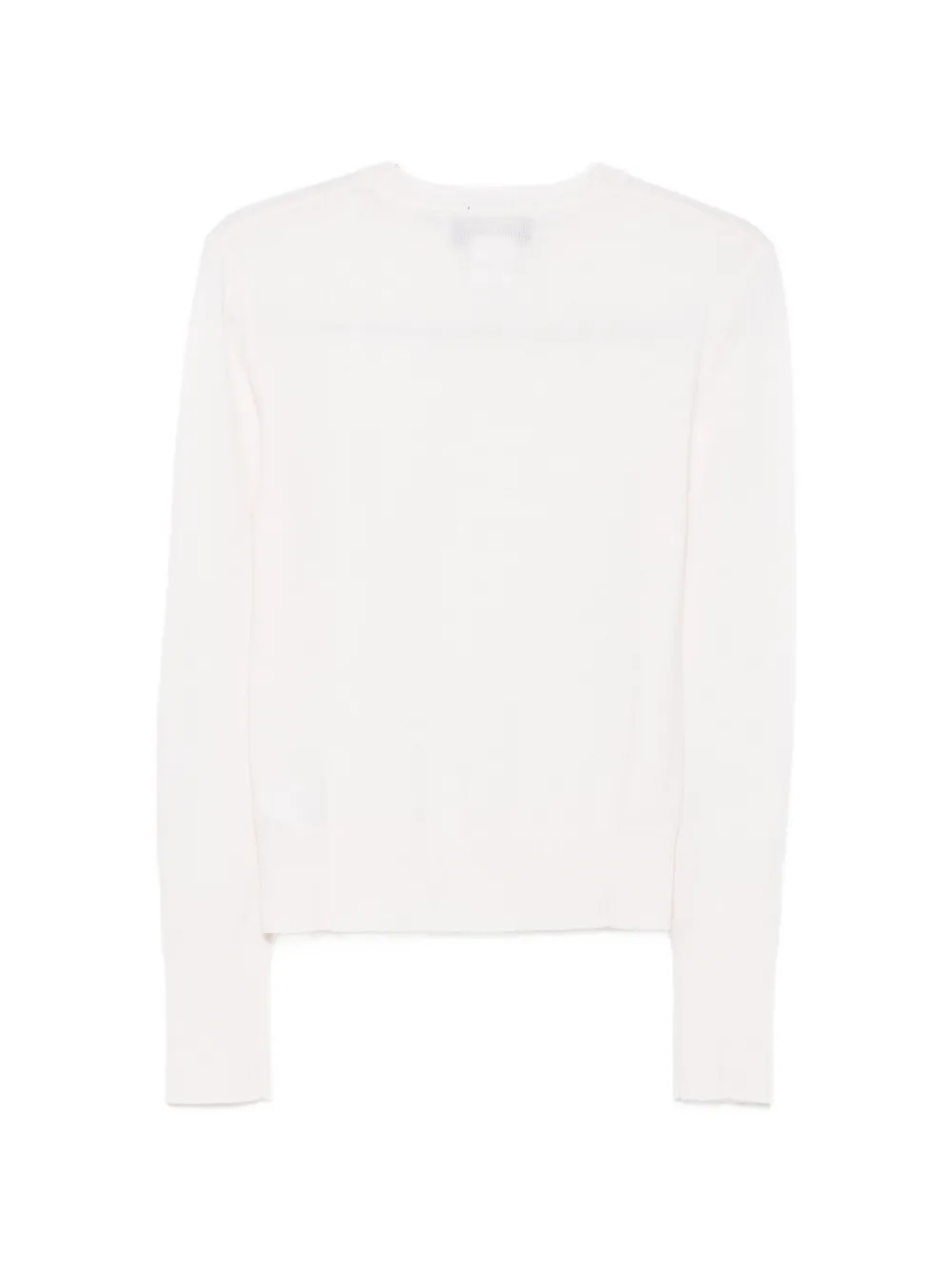 Patrizia Pepe logo-plaque cashmere sweater Beige