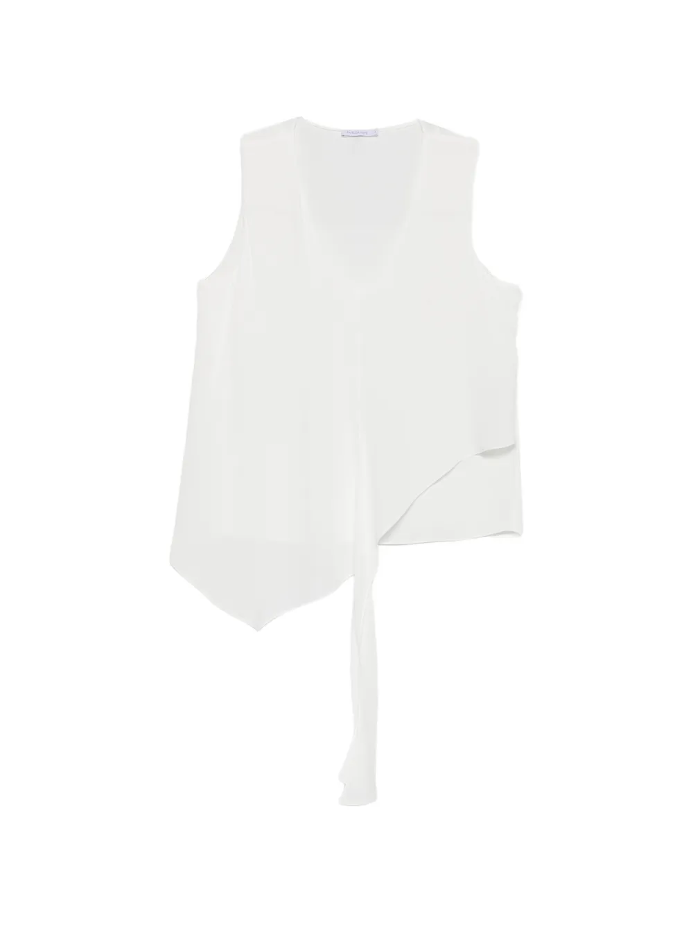 Patrizia Pepe asymmetric wrap-style blouse - Bianco