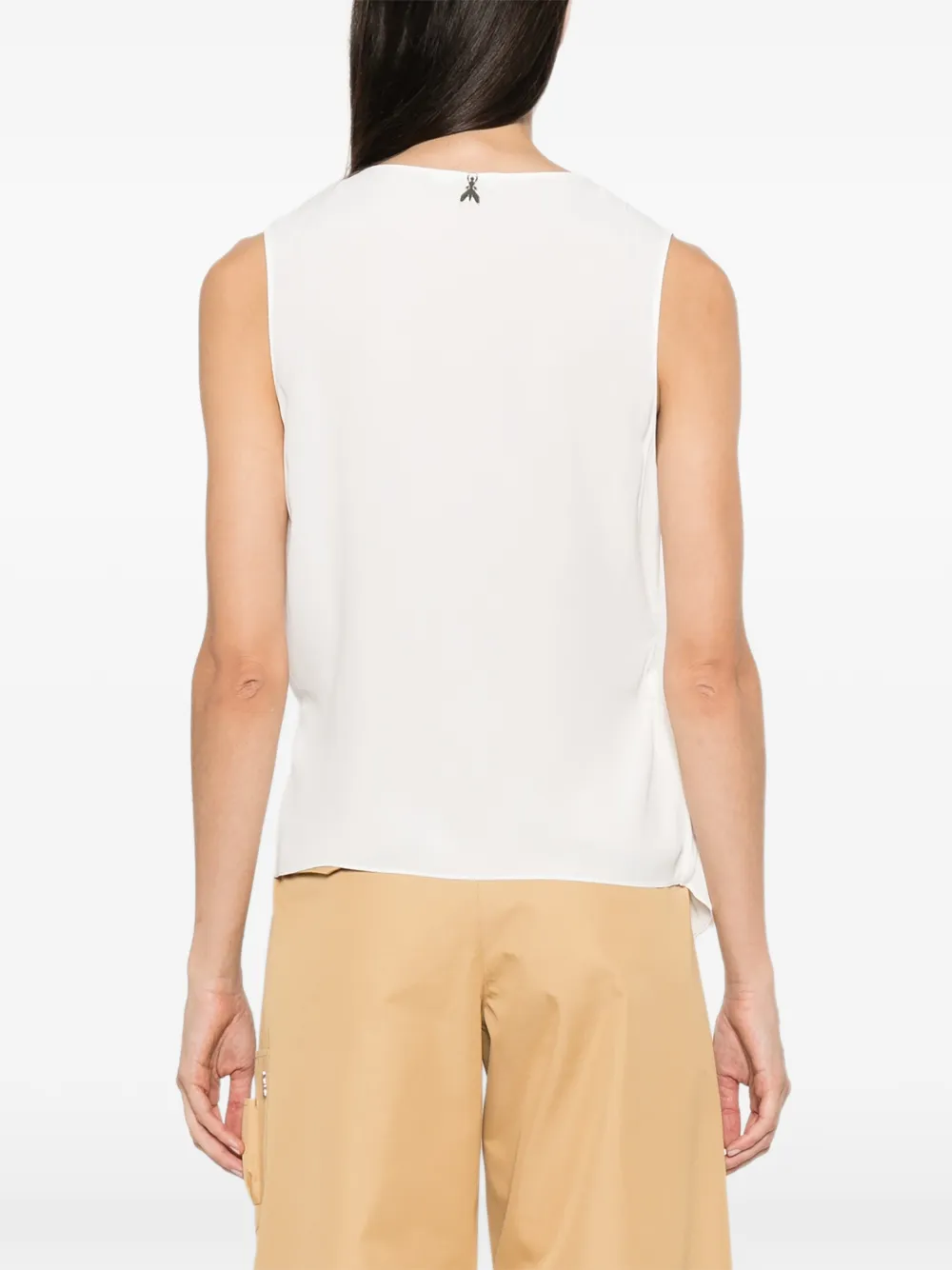 Patrizia Pepe Asymmetrische blouse Wit