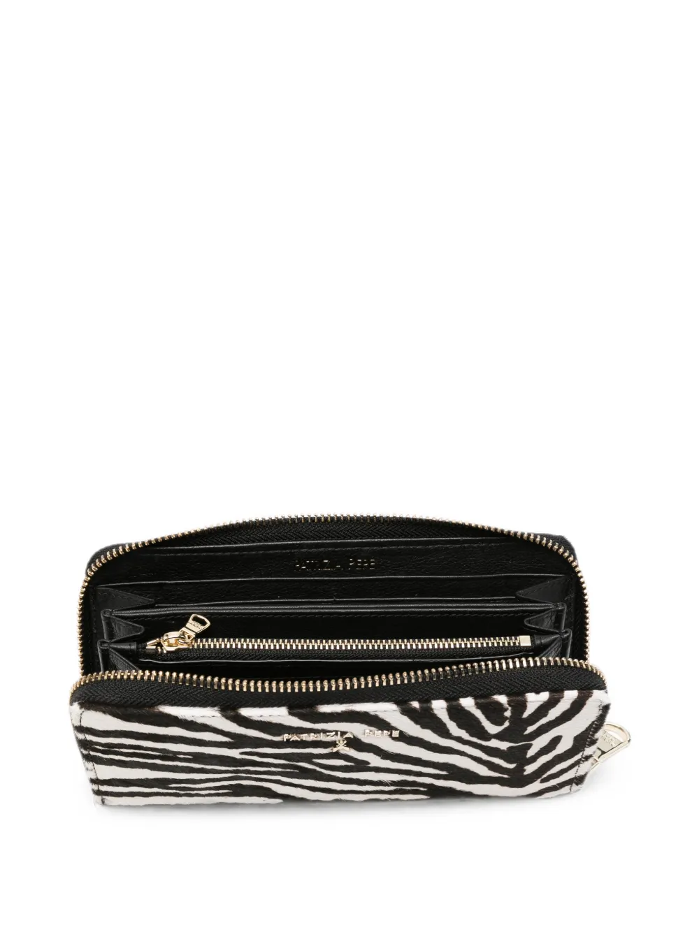 Patrizia Pepe Portemonnee met zebraprint Wit