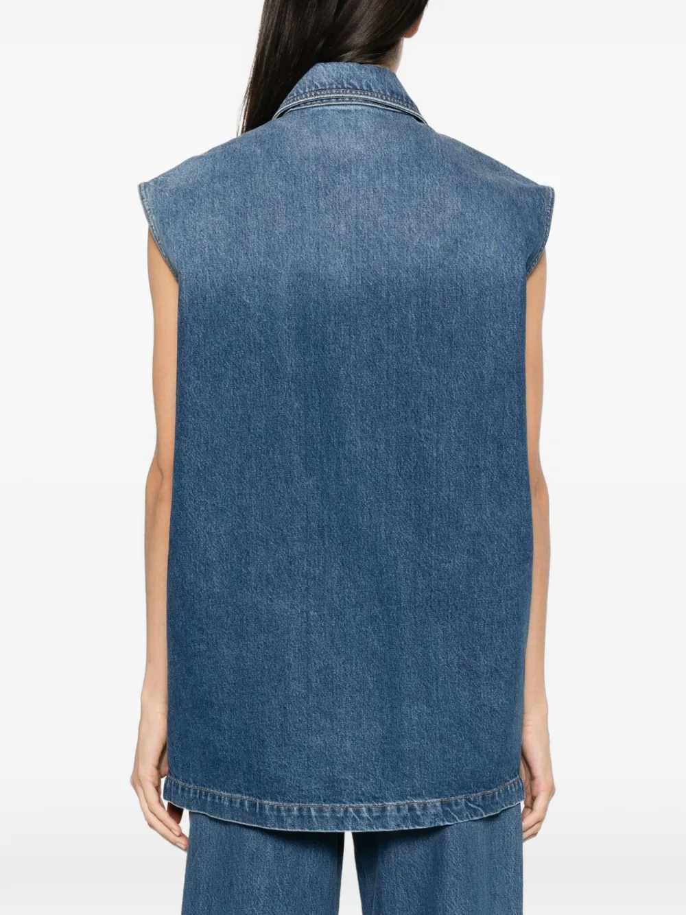 Patrizia Pepe Denim overhemd Blauw
