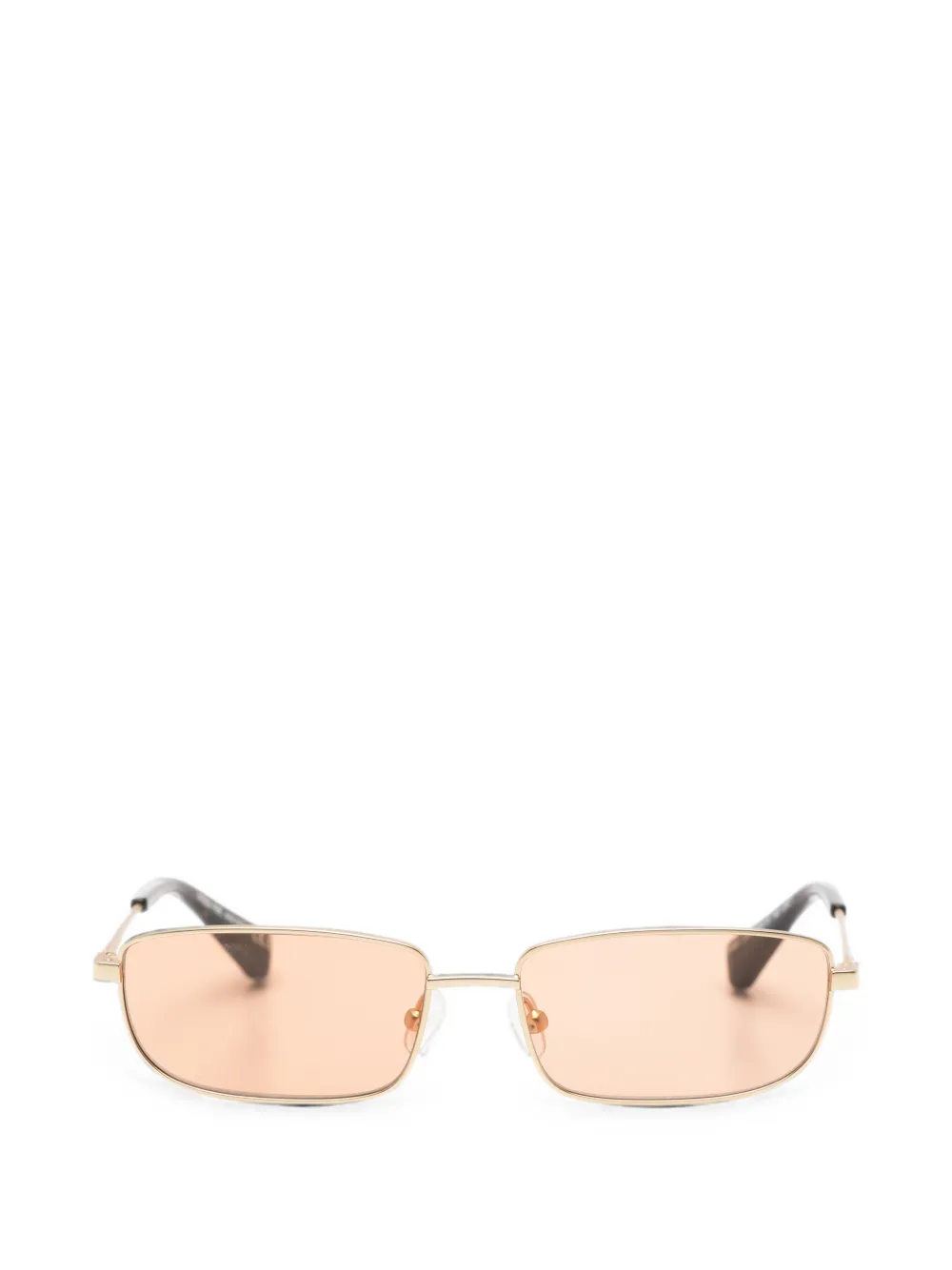 Patrizia Pepe Sonnenbrille mit eckigem Gestell - Gold