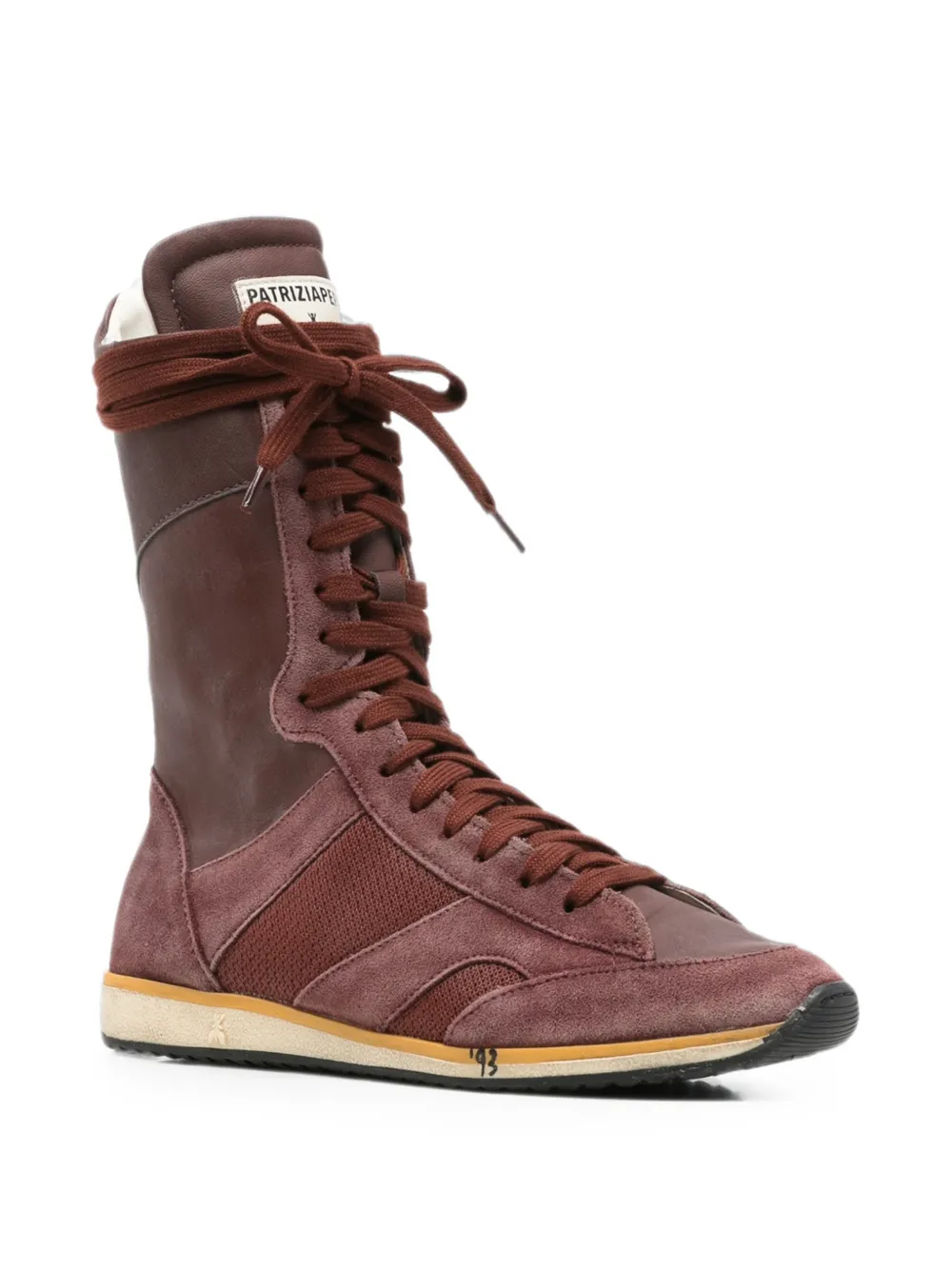 Patrizia Pepe Racing Skin '93 sneakers Bruin