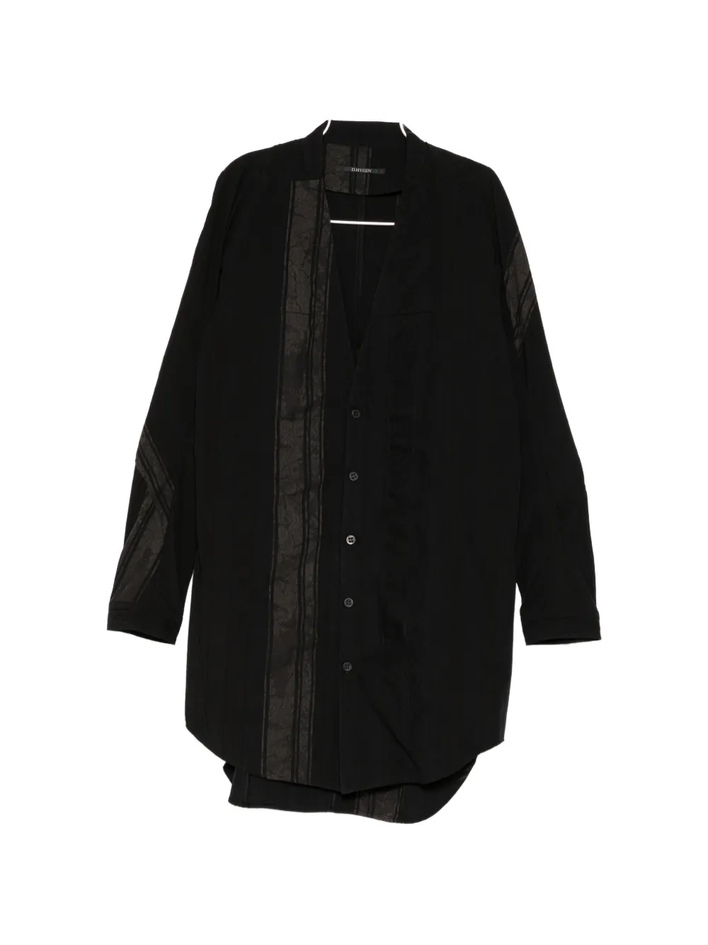 D HYGEN striped shirt - Black