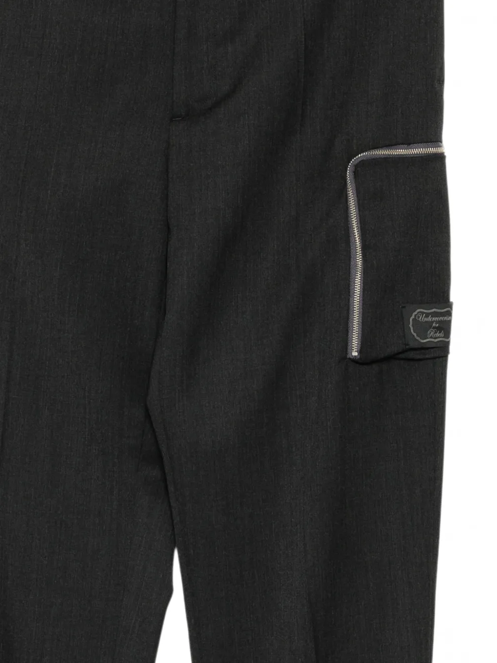 Undercover zip-pocket cargo pants Grijs