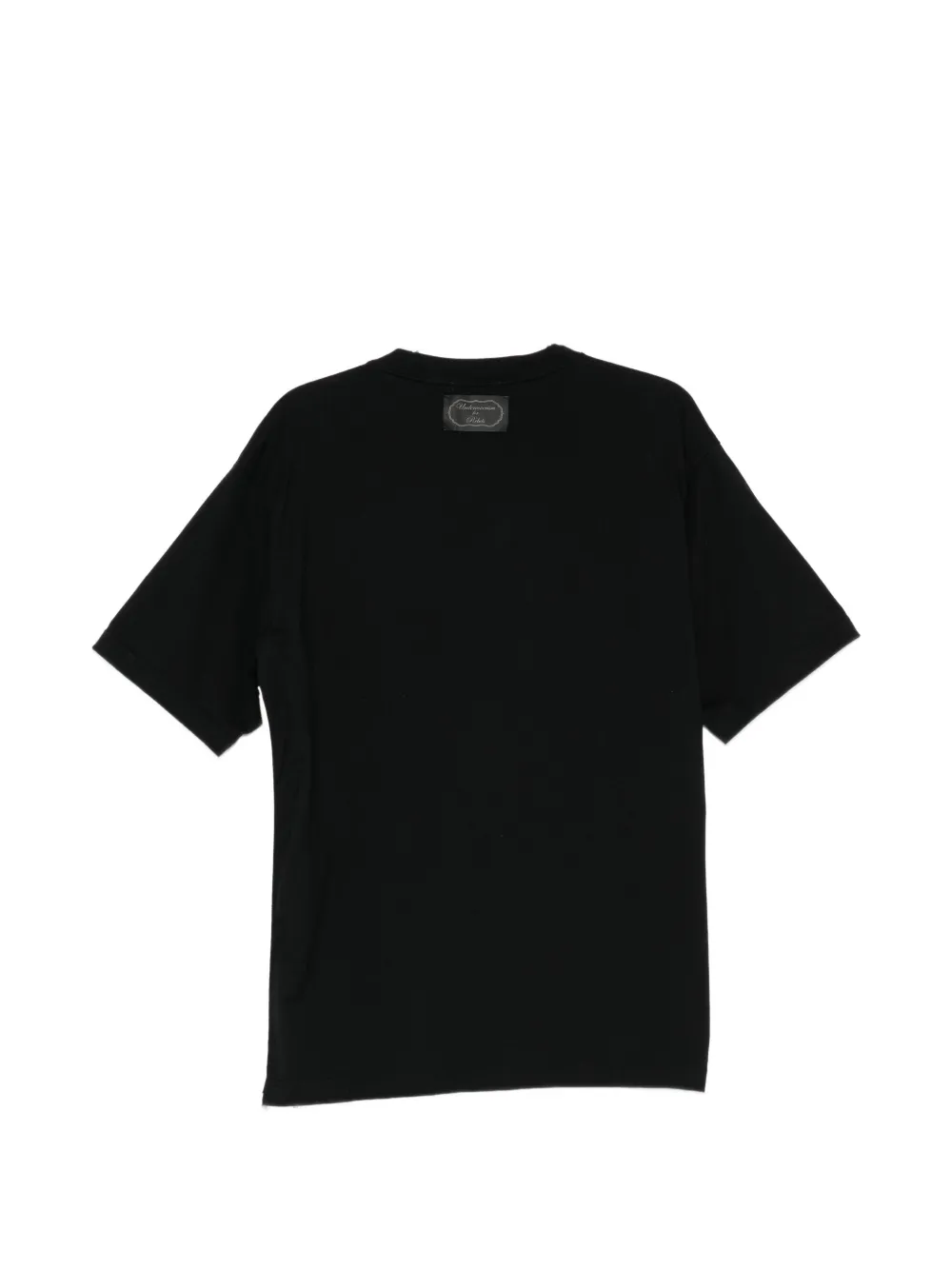 Undercover T-shirt met grafische print en zijrits Zwart