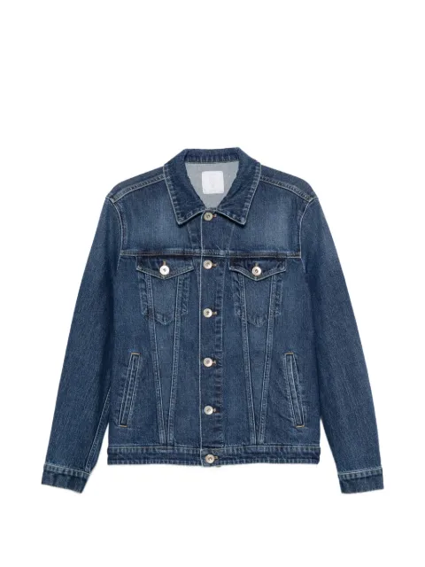 Eleventy button-fastening denim jacket