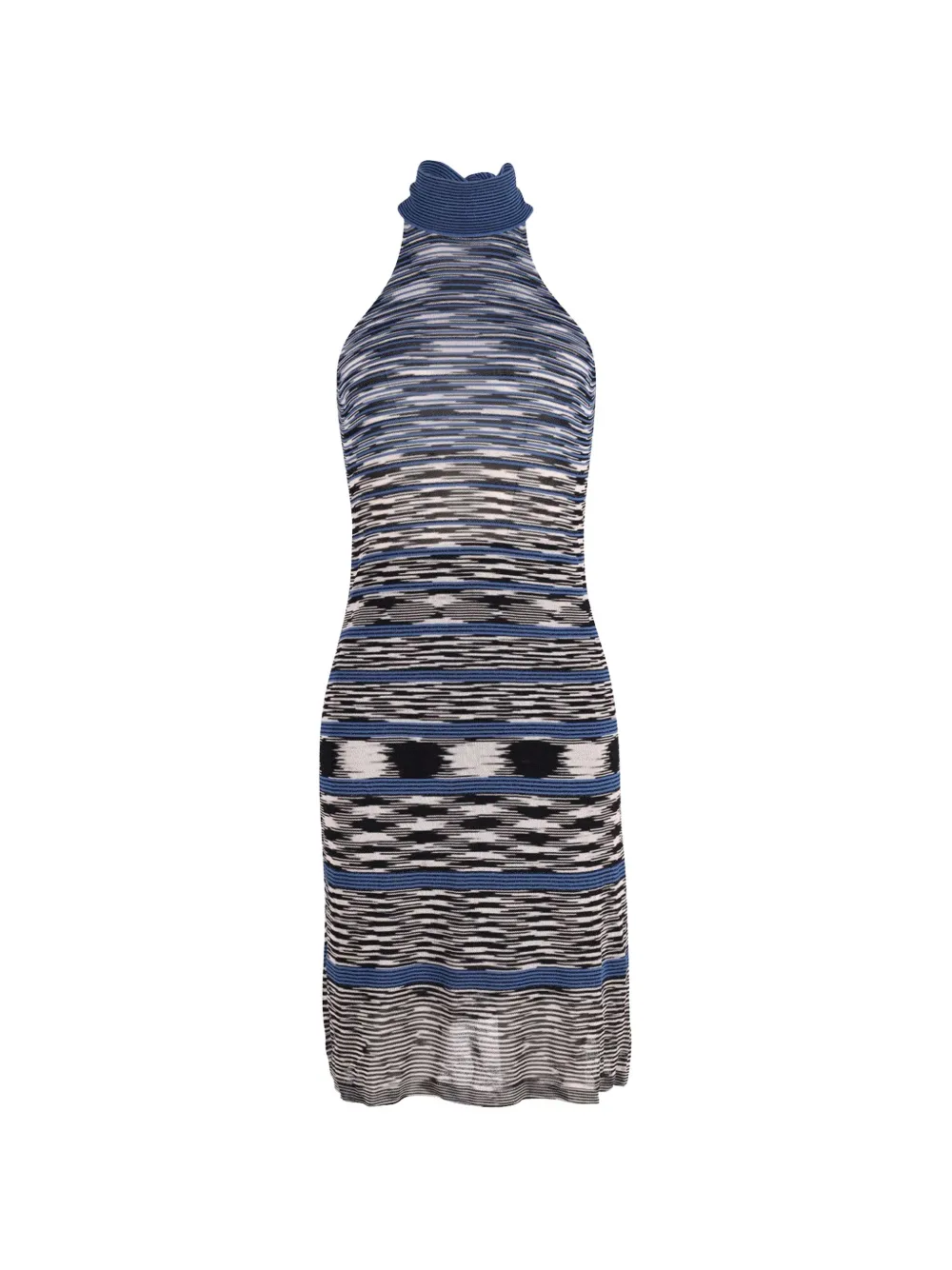 Missoni Pre-Owned printed halter-neck dress - Blu