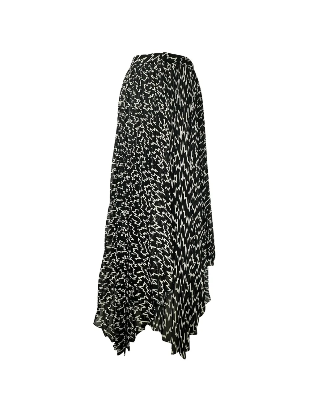 Isabel Marant Vintage Alena asymmetric pleated skirt - Nero