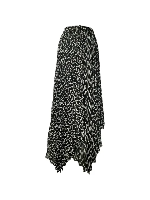 Isabel Marant Vintage falda Alena con pliegues y diseño asimétrico