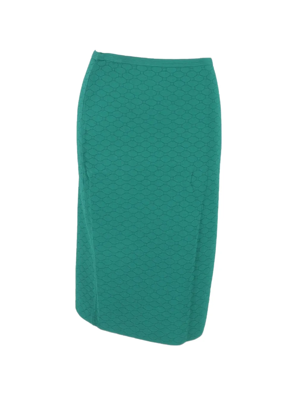 Diane Von Furstenberg Vintage Gemusterter Midirock - Grün