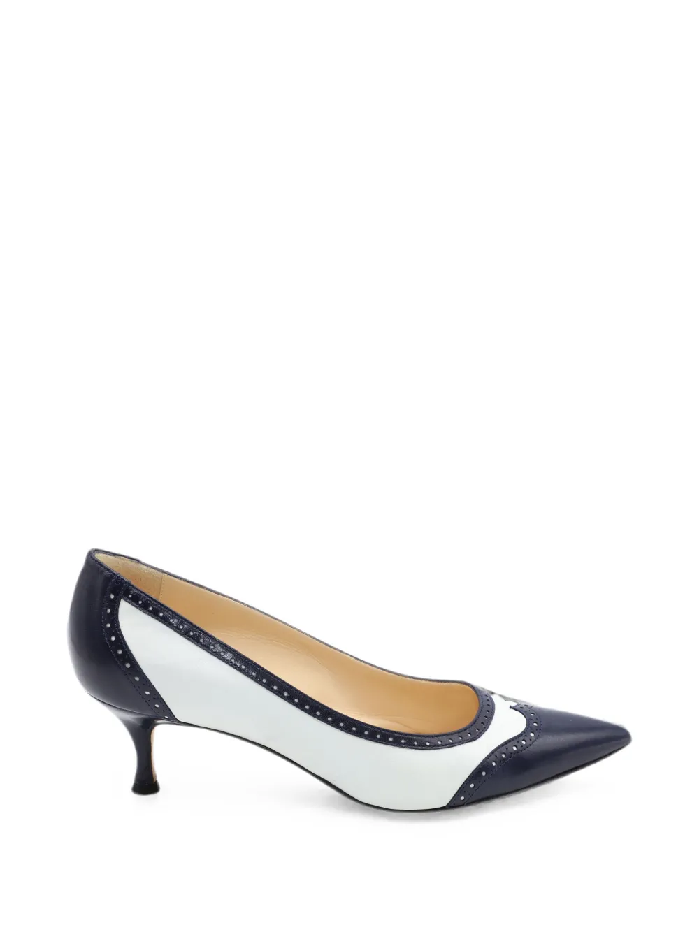 Manolo Blahnik Ancor Spectator pumps - Blau