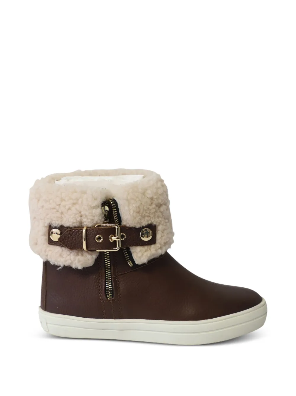 Burberry Pre-Owned Skillman Stiefeletten mit Schnalle - Braun