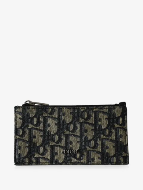 Christian Dior Pre-Owned Dior Oblique zipped card holder