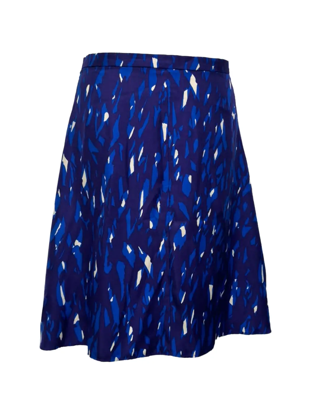 Balenciaga Pre-Owned printed A-line skirt - Blau