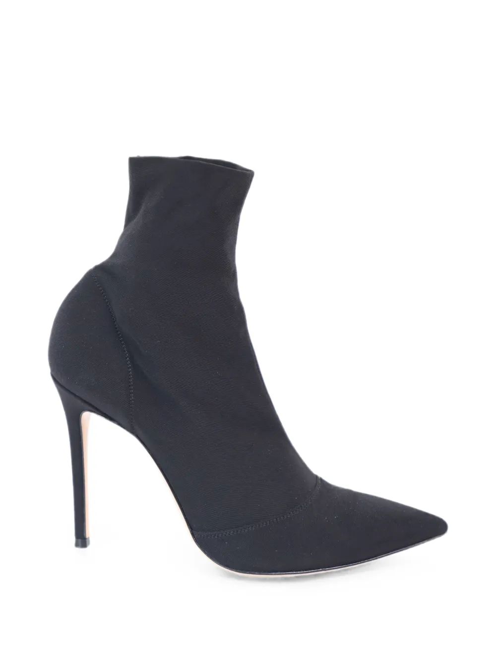 Gianvito Rossi Elite stretch-knit ankle boots - Nero