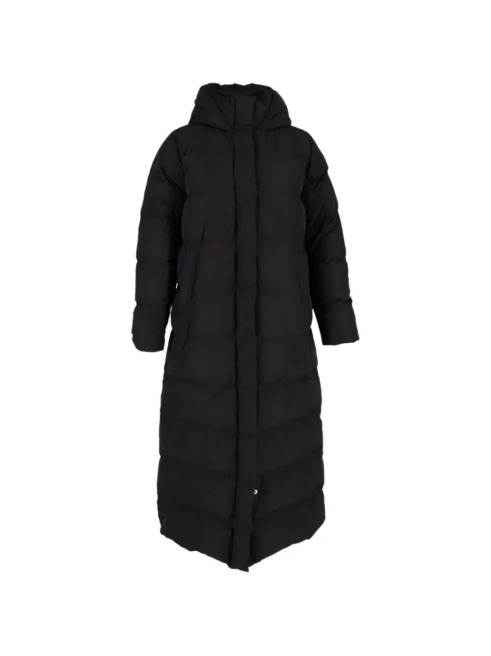 Max Mara hooded puffer coat - Schwarz