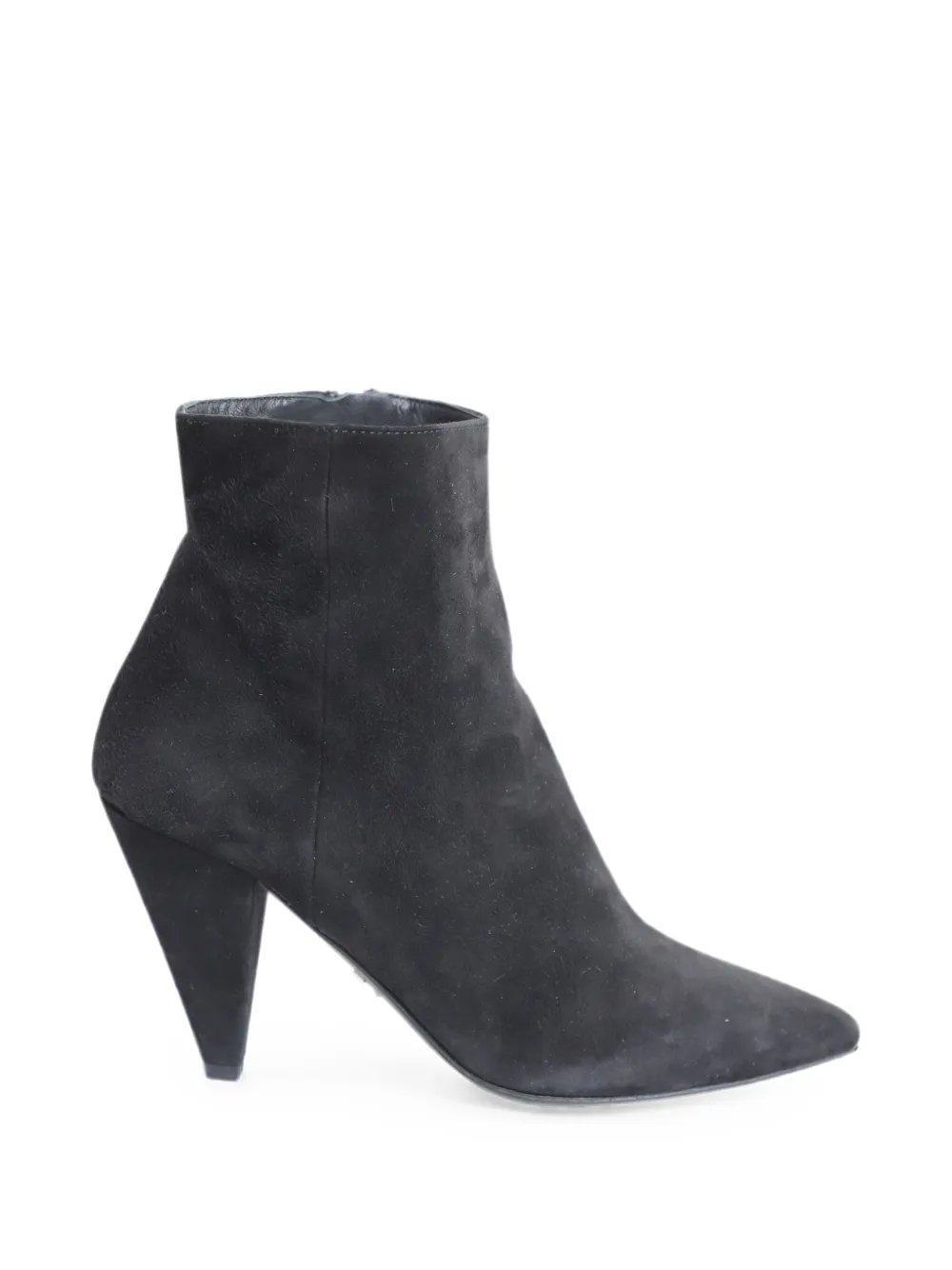 Prada Pre-Owned pointed-toe suede ankle boots - Schwarz
