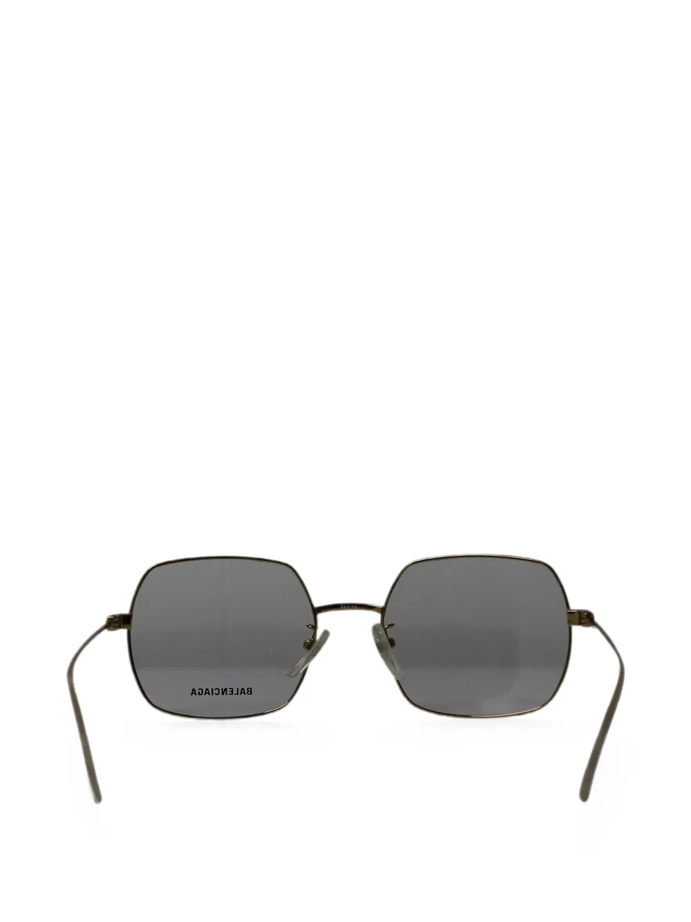 Balenciaga Pre-owned Square Sunglasses in Gold, view 4
