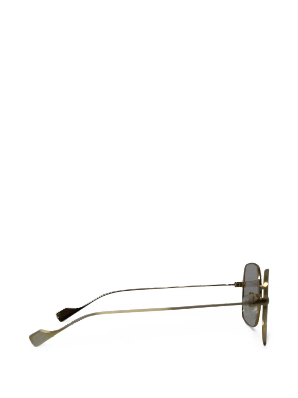 Balenciaga Pre-owned Square Sunglasses in Gold, view 3