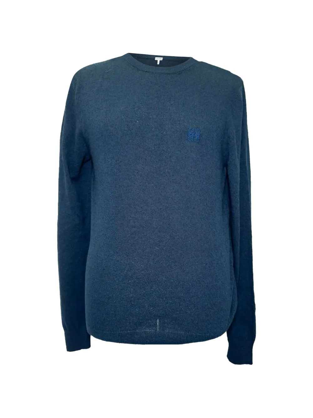 Loewe Pre-Owned 2020s Anagram embroidered sweater - Blau