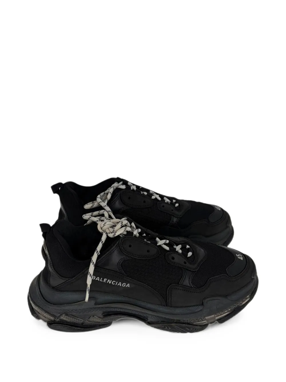 Balenciaga Pre-Owned Triple S Clear Sole sneakers - Schwarz